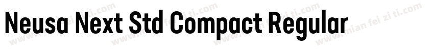 Neusa Next Std Compact Regular字体转换
